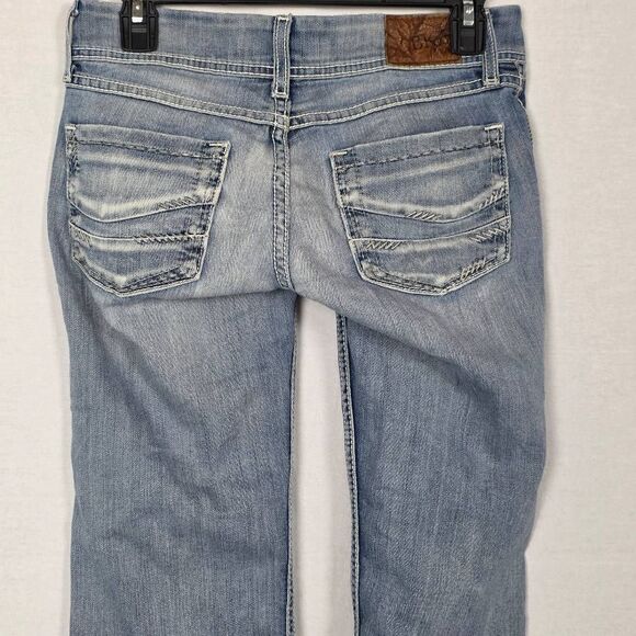 BKE Starlite Flare Jeans Light Wash Size 25L Women’s Y2K - Picture 5 of 9